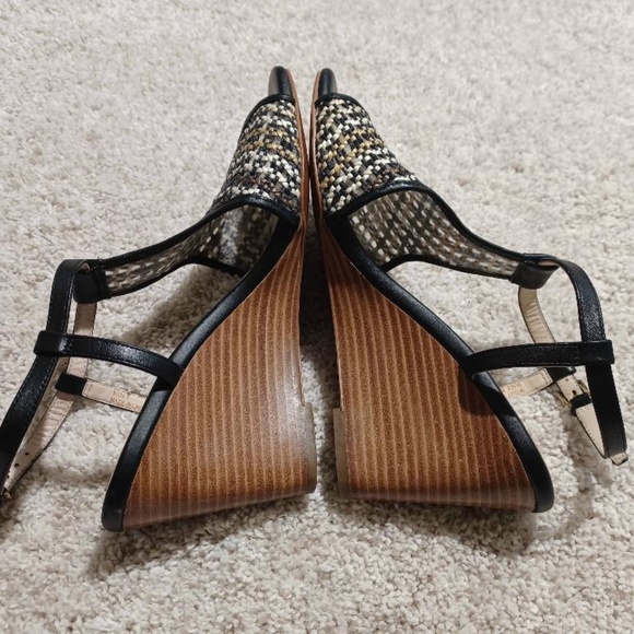 COLE HAAN 'Maddie' Open-Toe Wedge Sandals - Picture 5 of 9